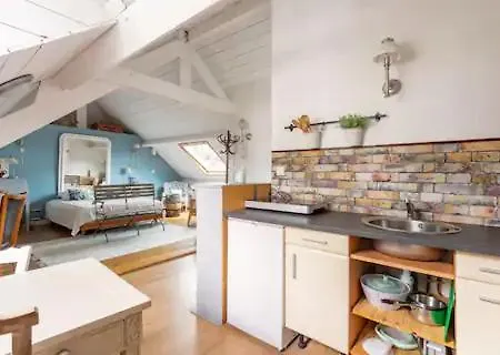 Séjour chez l'habitant Grande équipée Dans Maison Bauloise Proche Kitch Sde Wc Lit 160 La Baule-Escoublac